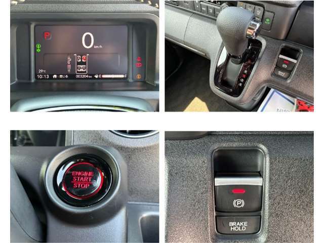 運転席から手の届く範囲に、様々な操作スイッチが整然と並びます。