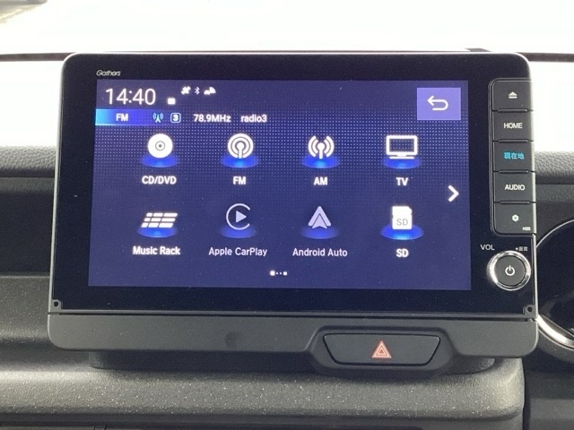 純正ナビです。AM/FM、CDはもちろんBluetoothでお好きな音楽お楽しみいただけます。