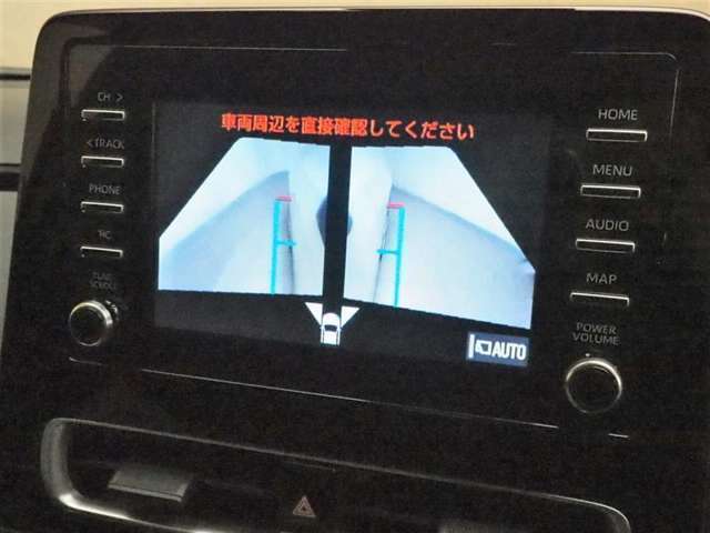 サイドカメラからの様子です。車両側面の見えにくいところを映してくれます。