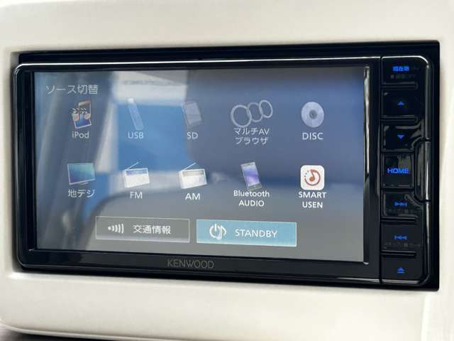 Bluetooth付ですので、音楽再生も楽しめますし運転中でも通話ができるので便利な機能ですね♪