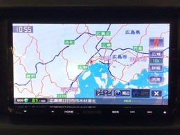 ナビ搭載車です！ナビがあれば初めての道でも安心して運転でき、よりドライブも楽しめますね♪