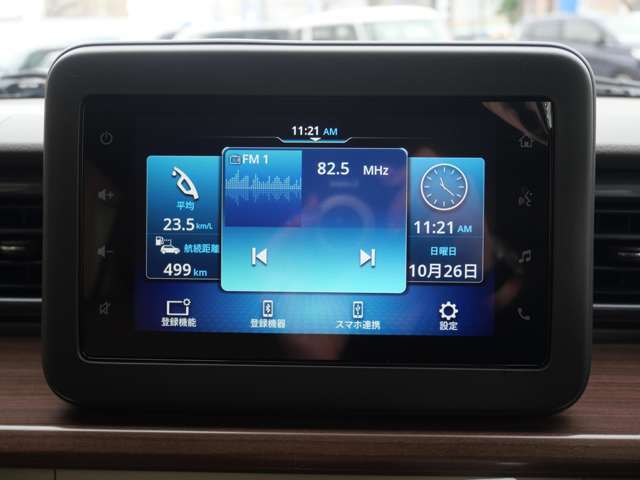 ディスプレイオーディオも装備！