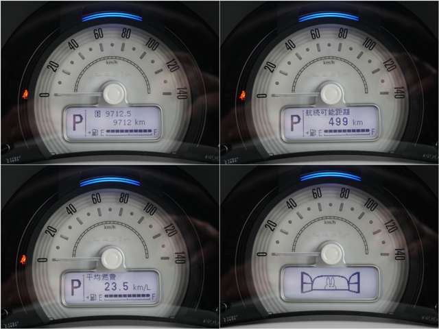 必要な情報を瞬時に確認頂けるシンプルメーター！