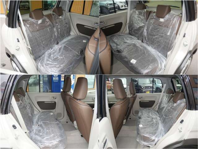 後部座席もゆったりと座れるスペースが確保できます！足元も広々しております。大人数でのお出掛けも会話が弾みますね♪