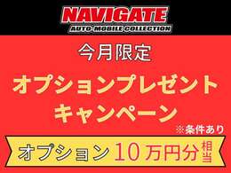 たくさんの方にナビゲートの魅力をお伝えするため、今回オプション10万円分のキャンペーンを開催しました☆