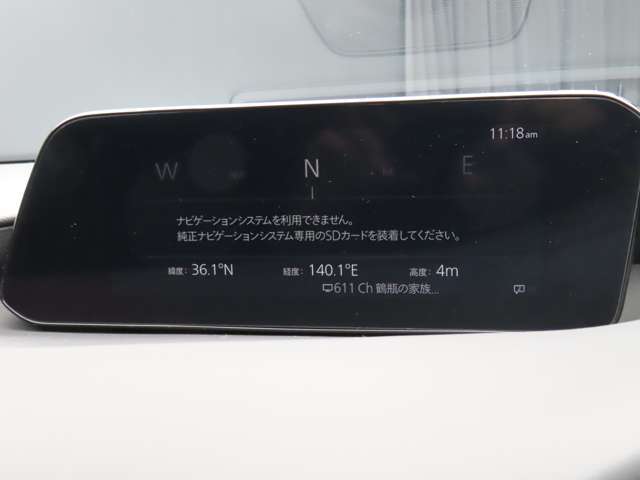 ナビSDは未装着です。CD/DVD/フルセグチューナーは付いていますよ。