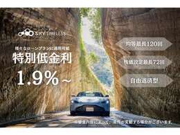 金利1.9％、最大120回までご案内可能でございます。