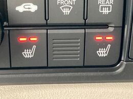 【シートヒーター】寒い日に重宝するシートヒーター！エアコンより早く温まってくれるので寒がりの人も安心ですね♪エアコンの温風は乾燥するから苦手、という方にもをおすすめです。