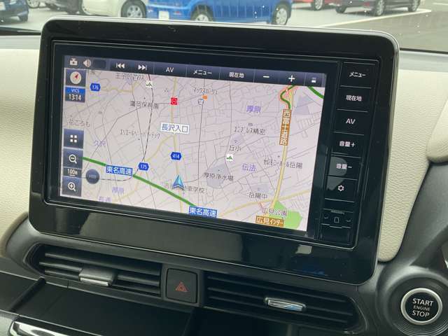 ナビゲーションです。もう道に迷うことも無いかも？是非、遠出や旅行へ！