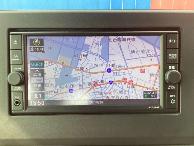 日産オリジナルナビゲーション（メモリータイプ）装備！ナビがあれば、初めての場所へのお出かけも際も安心ですよね♪