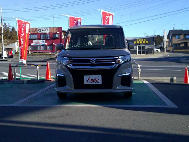 大きなSのマークの看板が目印です。スズキのお車をお探しなら長くお付き合い頂けるスズキアリーナ石岡にご相談くださいませ。お待ちしております。