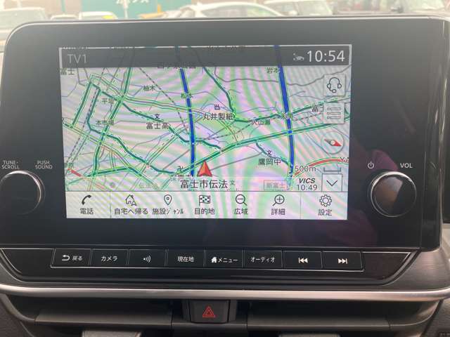 ナビゲーションです。もう道に迷うことも無いかも？是非、遠出や旅行へ！