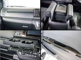 オリジナルのアームレストを運転席助手席両側装備してます！