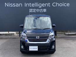 デイズルークスの正面からの画像です。当店は全車　整備・保証付なので安心してご検討頂けます。次の画像でもお待ちしております。