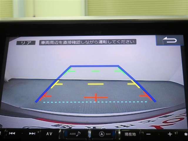 狭い駐車場や立体駐車場などもリアルに映るバックガイドモニター付でラクラク駐車♪