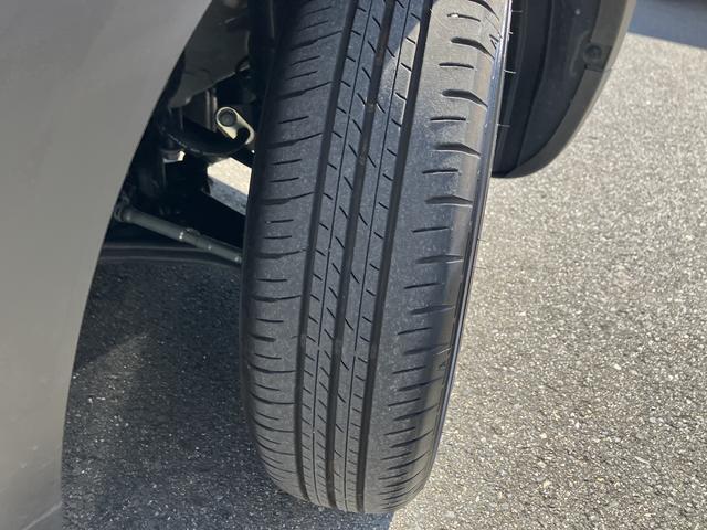 現在のタイヤの溝です。