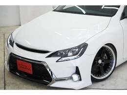 マークXのスポーティさのあるG’sバンパーで製作しております！！