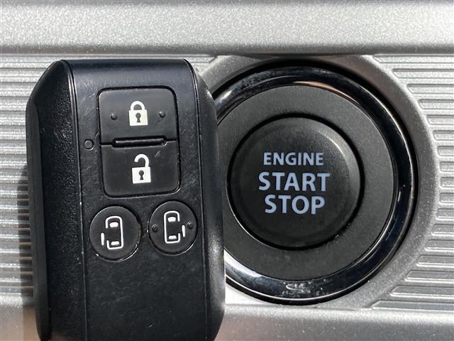 【　スマートキー・プッシュスタート　】鍵を挿さずにポケットに入れたまま鍵の開閉、エンジンの始動まで行えます。