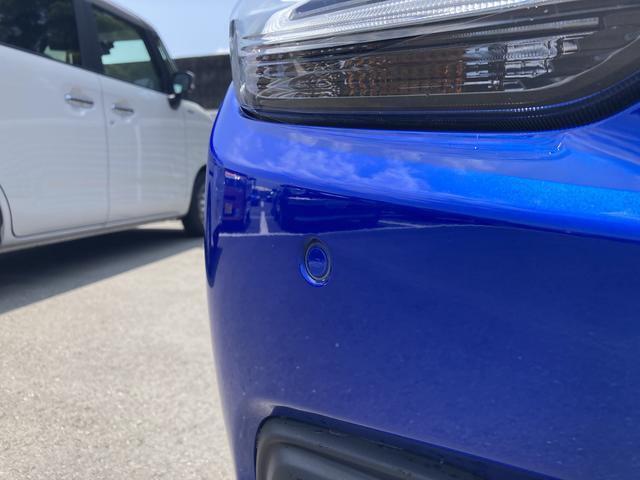 リアバンパーに内蔵されているセンサ