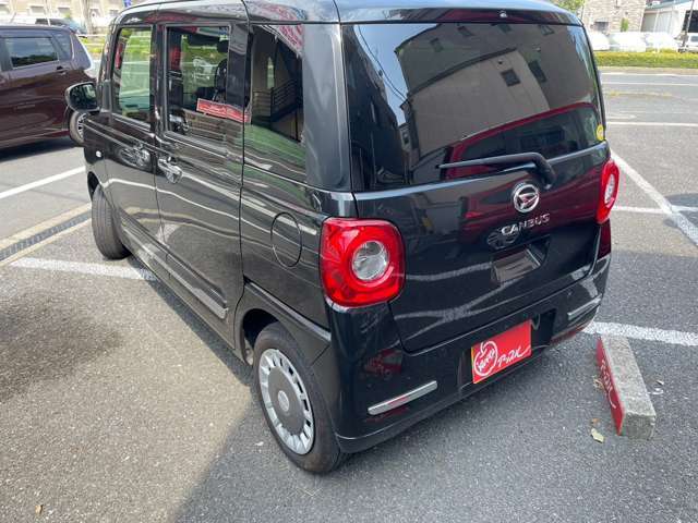 R5年式ムーブキャンバス入庫しました！現車確認の場合事前連絡頂ければ幸いです。