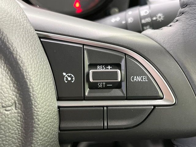 【クルーズコントロール】高速道路もラクラク走行。アクセルを離しても一定速度で走行ができ、長距離運転時の負担を軽減！加速・減速も簡単なスイッチ操作で調整できます。