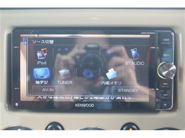 【ケンウッドメモリーナビ】各種オーディオソースが御座いますので、ドライブ時も退屈しませんね！！