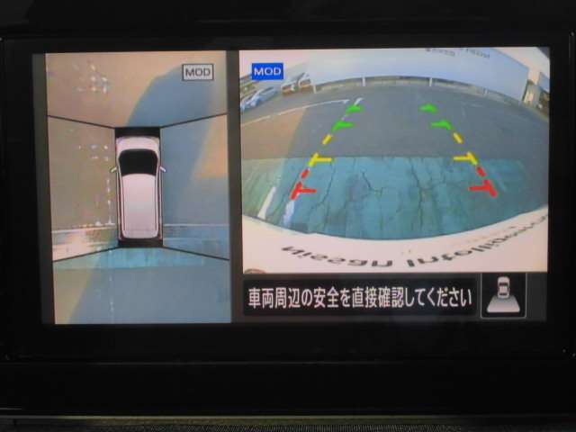 便利な全方向モニター装備です。