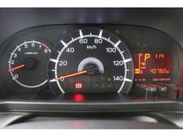 大型で見やすいメーター