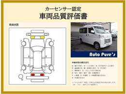 こちらのお車はカーセンサー認定車です。第三者機関AISが徹底検査しております。