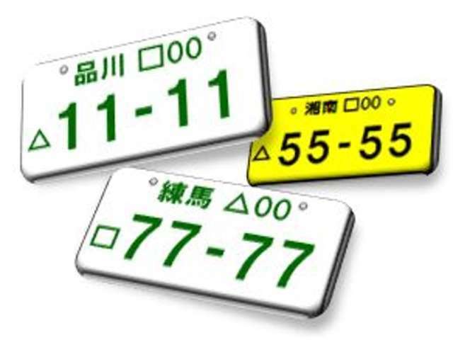 Aプラン画像：お客様のご希望のナンバーをお付け致します！この機会にお好きなナンバーを付けてみませんか＾＾？　※ナンバーは抽選となりますので、ご希望に添えない場合もございます。