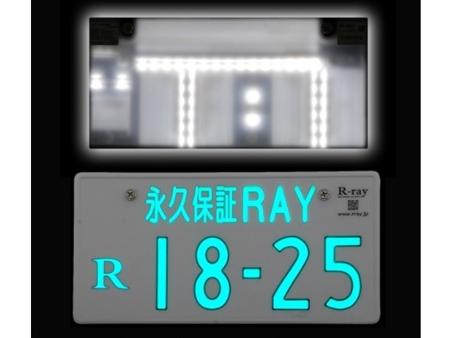 こだわりの愛車に！字光式ナンバー取り付けプランです。悪天候時の視認性向上ができるという最大のメリットがあります。そしてさらにドレスアップのワンポイントアイテムとしても写真映えにも期待ができます！