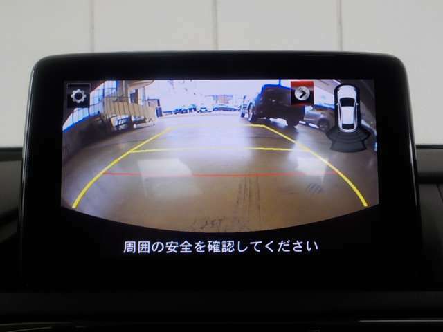 駐車時に便利で安心なバックカメラを装備しています。