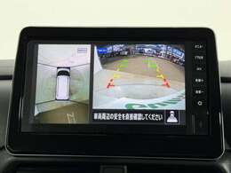 【全周囲/全方位/アラウンドビューモニター機能】全周囲カメラも付いているので安心です！！！ 女性でも楽々駐車可能ですね！！！