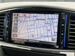 【日産純正の大画面ナビ！】遠くへのお出かけする際の心強い味方です！自車位置の確認はもちろん、Bluetooth接続や機能も充実。大きな画面で各操作もしやすく安心です。