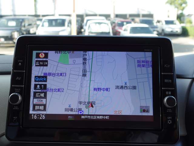 9型ナビ！知らない道でも安心してドライブできます！