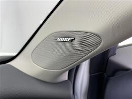 【BOSE】BOSEサウンドです。専用のスピーカーとアンプで音響がゴージャスに奏でます。音楽好きには嬉しい装備ですね！