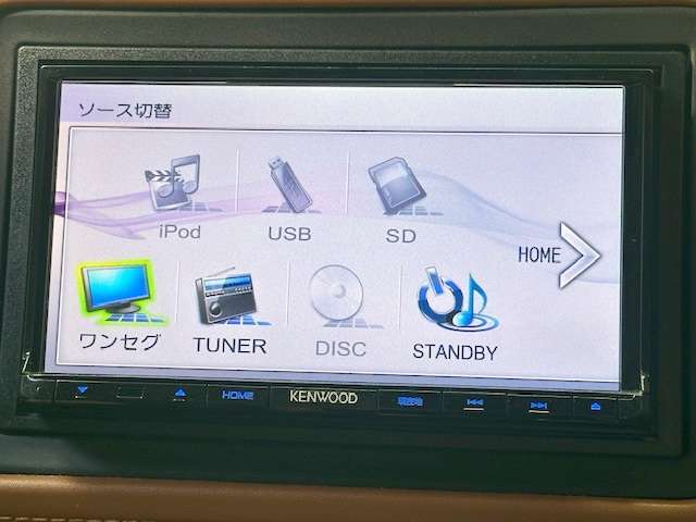 社外メモリナビ付き！DVD再生、地デジTV、バックモニターと装備が充実しております！