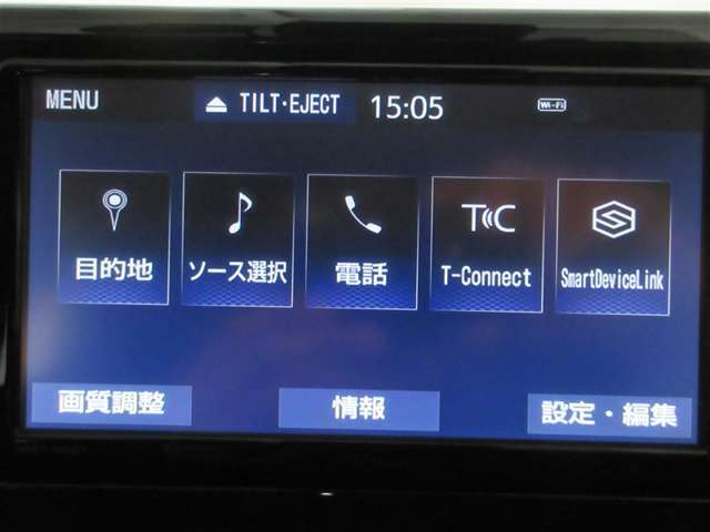メニュー画面です。