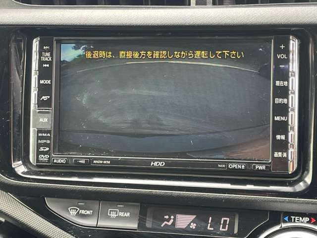 バックカメラ付きです。
