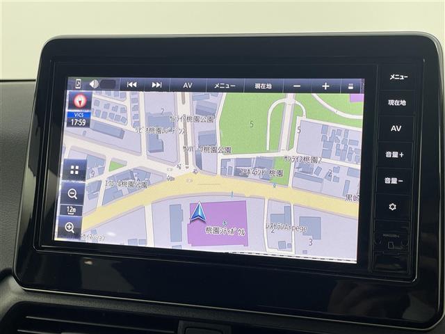 【純正ナビ】専用設計で車内の雰囲気にマッチしたナビが装備されています！利用時のマップ表示は見やすく、いつものドライブがグッと楽しくなります！