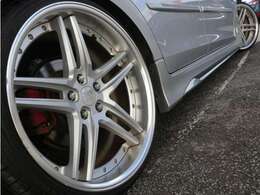 WORK20インチアルミホイール！見た目もバッチリ決まってます！