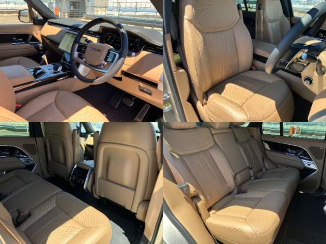 【SVビスポーク フルエクステンデッドレザーアップグレード メーカーOP ￥213,000円-】レザーシートもアップグレードし快適にお過ごしいただけます。