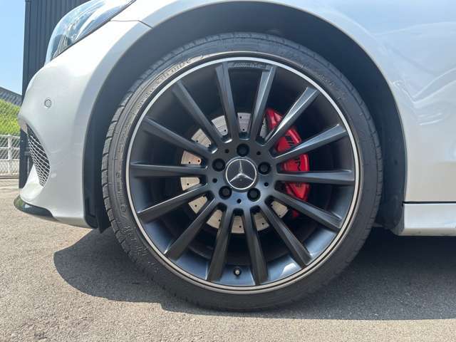 AMG　C43用アルミホイールグロスブラック塗装