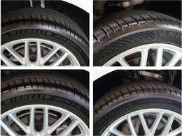 タイヤ4本ともミシュラン・パイロットスポーツ4SUV（2024年製造、2024年10月交換）！