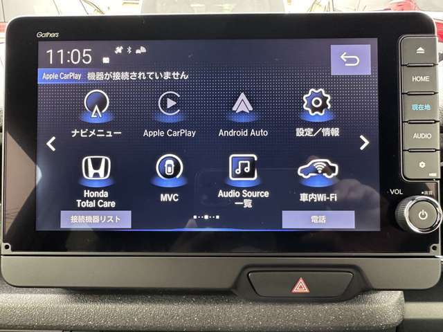 ホンダ純正9型コネクトナビ　TV/CD/DVD　AppleCarPlay/Android対応　マルチビューカメラ　搭載となります。