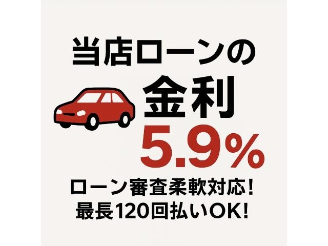 各種オートローン取り扱っております！最長120回、審査もすぐに出来ますのでお気軽にお申し付け下さいませ。