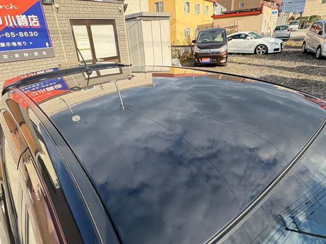 ルーフには目立つキズやヘコミなどは御座います。