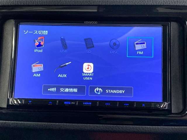 CD、FM，AM、メディアプレイヤーの接続などが楽しめます。