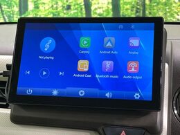 【ディスプレイオーディオ】視認性が高いディスプレイオーディオを装備♪操作性も良好で直感的なソース選択が可能です。