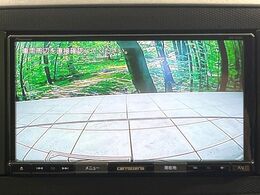 【バックカメラ】駐車時に後方がリアルタイム映像で確認できます。大型商業施設や立体駐車場での駐車時や、夜間のバック時に大活躍！運転スキルに関わらず、今や必須となった装備のひとつです！